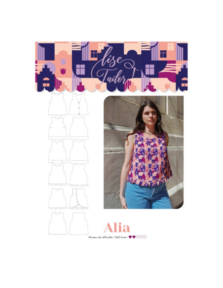 Modello di top - Alia - Lise Tailor