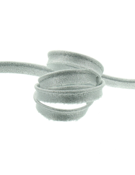 Cordoncino per abbigliamento lurex - Argento