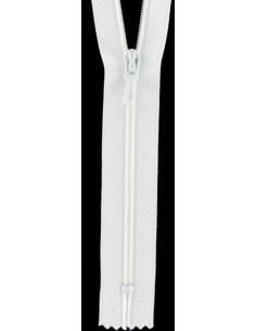 Cerniera lampo in nylon - Bianco