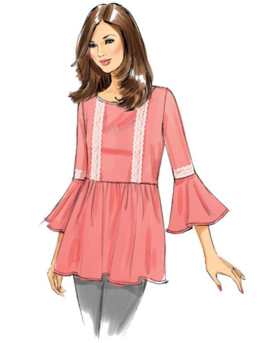 Modello di top - Butterick 6486