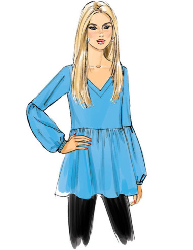 Modello di top - Butterick 6486