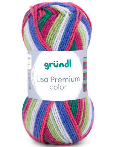 Fil à tricoter Lisa Premium color Gründl