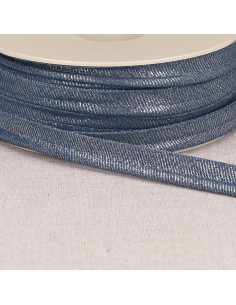 Cordoncino Jean metallizzato - Azzurro chiaro