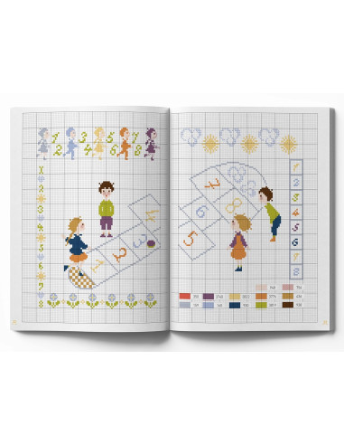 Libro tenera infanzia - 100 modelli da ricamare