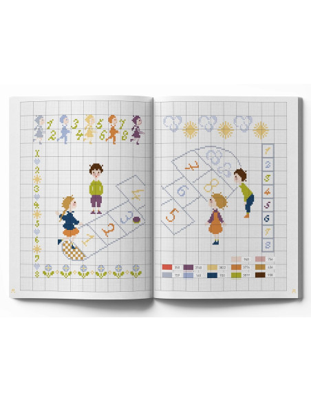 Libro tenera infanzia - 100 modelli da ricamare