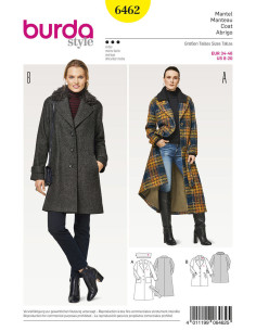 Modello di cappotto - Burda 6462