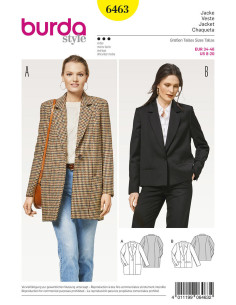 Modello di giacca - Burda 6463