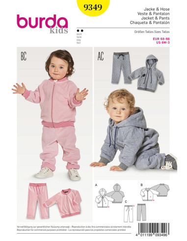 Modello di giacca - Burda 9349