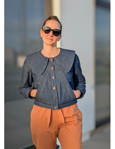 Modello di giacca Laddies - Anna Rose patterns