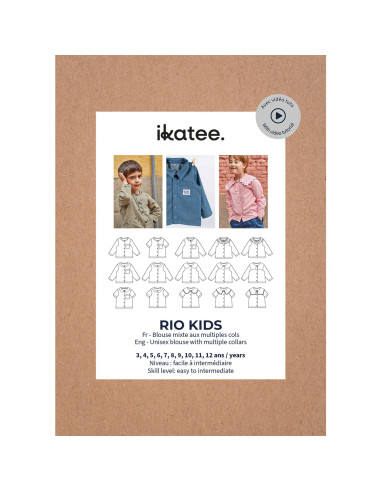 Modello di camice misto Rio Kids - Ikatee
