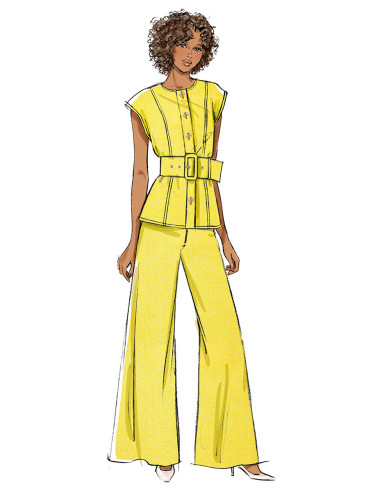 Modello di top - Butterick 7028