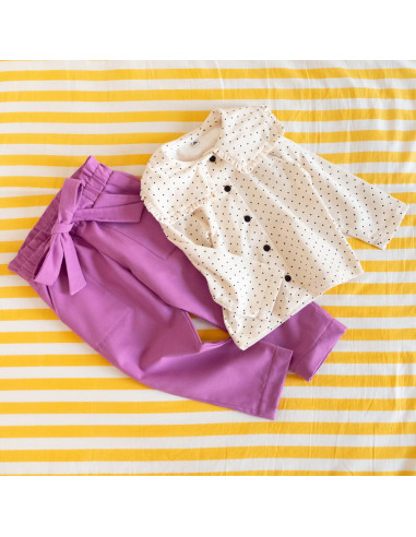 Modello di pantaloni e pantaloncini per bebè New York - Ikatee