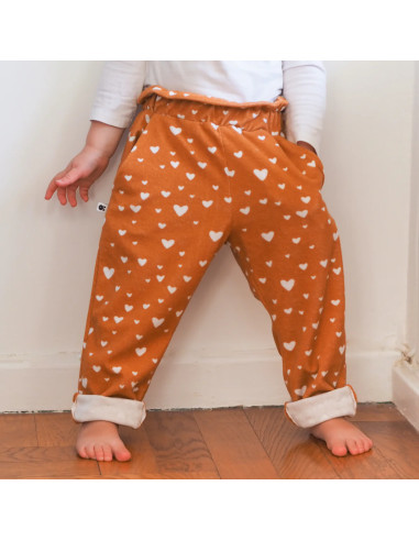 Modello di pantaloni e pantaloncini per bebè New York - Ikatee