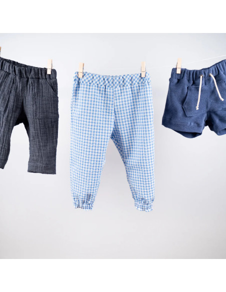 Modello di pantaloni e pantaloncini per bebè New York - Ikatee