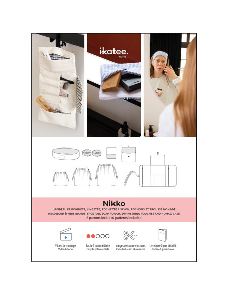 Modello di accessori per il bagno Nikko - Ikatee