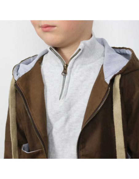 Modello di parka, cappotto e giacca mista Sam Kids - Ikatee