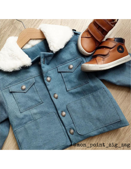 Modello di parka, cappotto e giacca mista Sam Kids - Ikatee