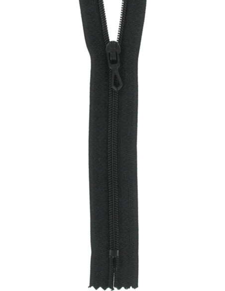 Cerniera lampo in nylon - Nero