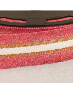 Cinturino frangetta lurex - Rosso
