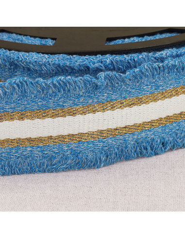Cinturino frangetta lurex - Blu