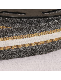 Cinturino frangetta lurex - Grigio