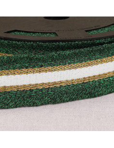Cinturino frangetta lurex - Verde