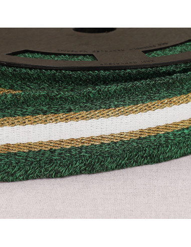 Cinturino frangetta lurex - Verde