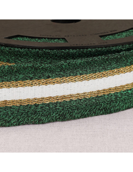 Cinturino frangetta lurex - Verde