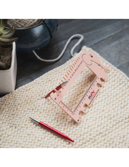 Misuratore multifunzione rosa KnitPro