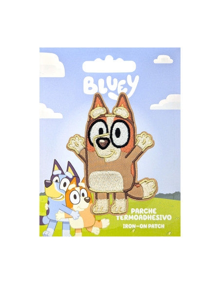Toppa ricamata Bluey - Bingo felice