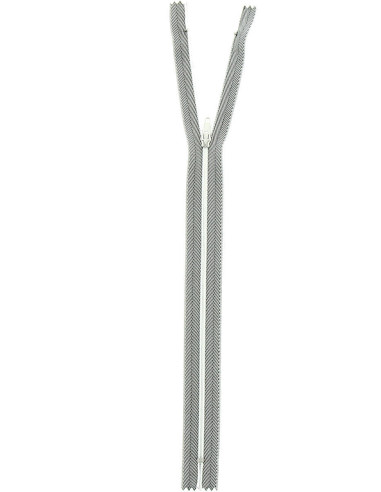 Cerniera lampo in nylon per jeans - Nero