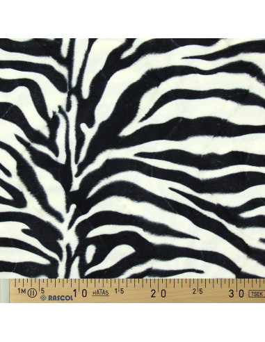 Tessuto effetto pelle di animale - Zebra