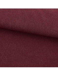 Tessuto jeans denim elasticizzato - Bordeaux