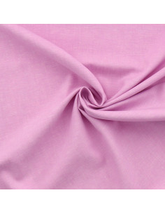 Tessuto cotone lino - Rosa confetto