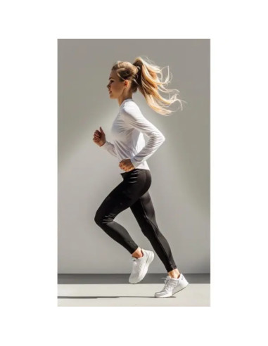 Tessuto sportivo in lycra - Nero