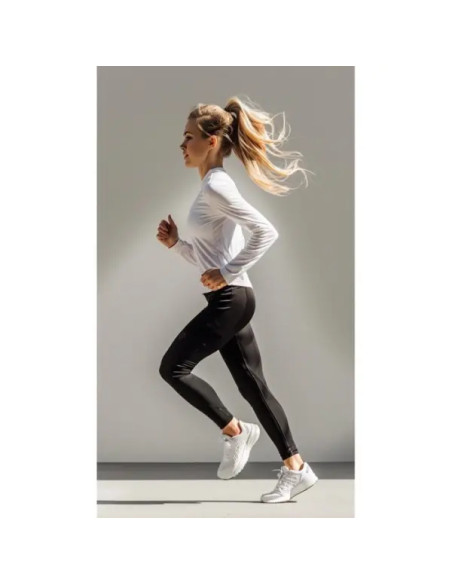 Tessuto sportivo in lycra - Nero