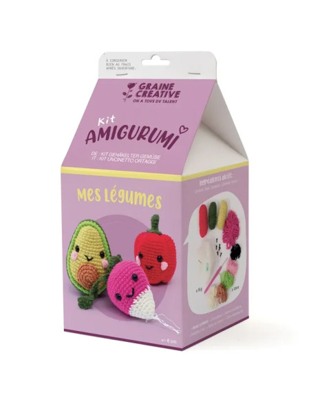 Kit uncinetto amigurumi - Le mie verdure