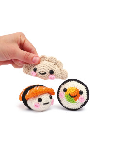 Kit uncinetto amigurumi - I miei sushi 2