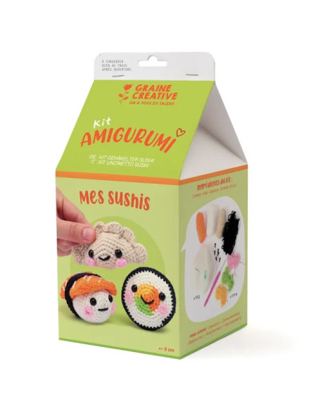 Kit uncinetto amigurumi - I miei sushi