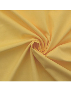 Tessuto popeline di cotone - Giallo paglierino