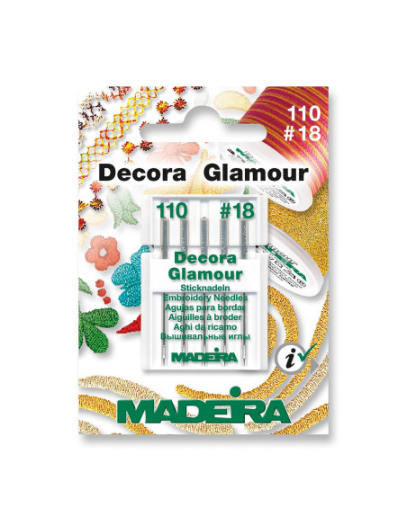 Aghi per ricamo a macchina Madeira Decora Glamour