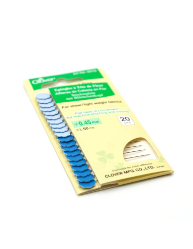 Spilli con testa fine a forma di fiore Clover