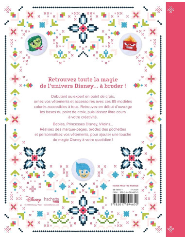 Libro punto croce Disney