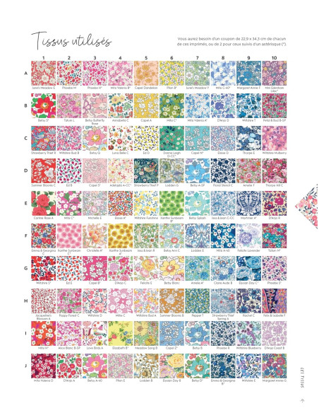 Libro 1 quilt, 100 blocchi - Alice nel paese delle meraviglie