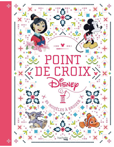 Libro punto croce Disney
