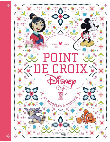 Libro punto croce Disney