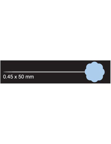 Spilli con testa fine a forma di fiore Clover