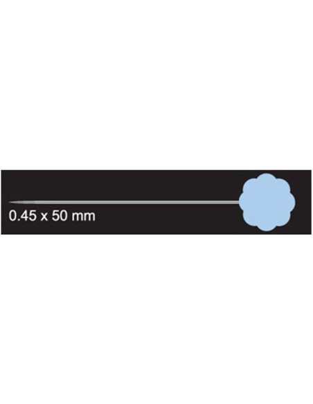 Spilli con testa fine a forma di fiore Clover