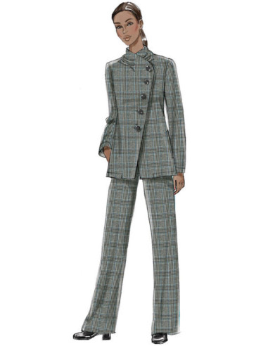 Modello di giacca e pantaloni - Vogue 9274