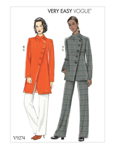 Modello di giacca e pantaloni - Vogue 9274